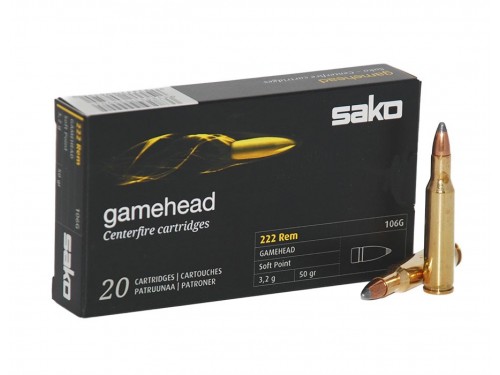 222 Rem Sako Gamehead / 50gr