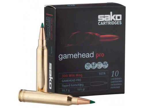 300 wm Sako Gamehead Pro / 165gr 10 unidades